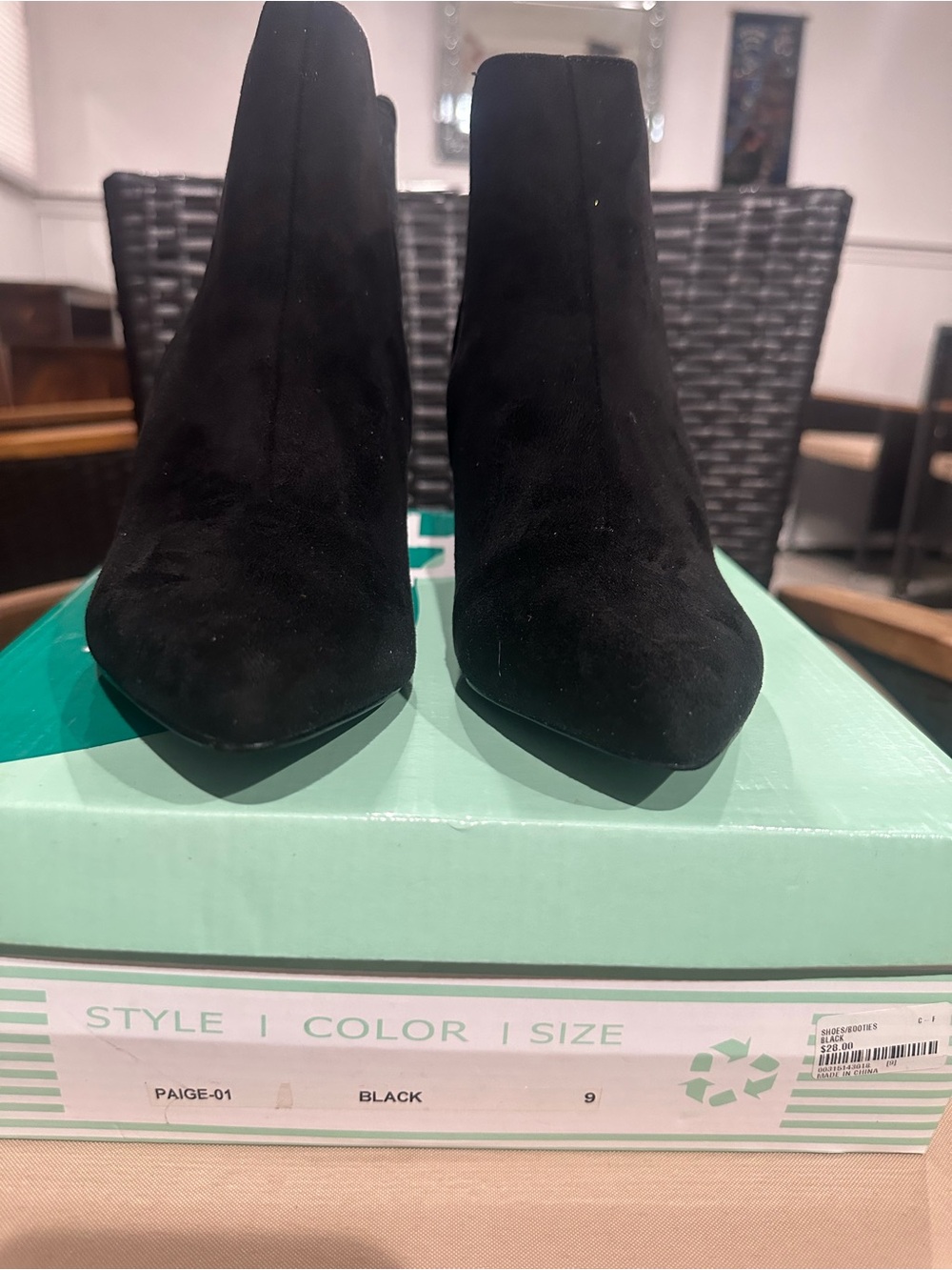 Paige-01 Black Women's Ankle Boots